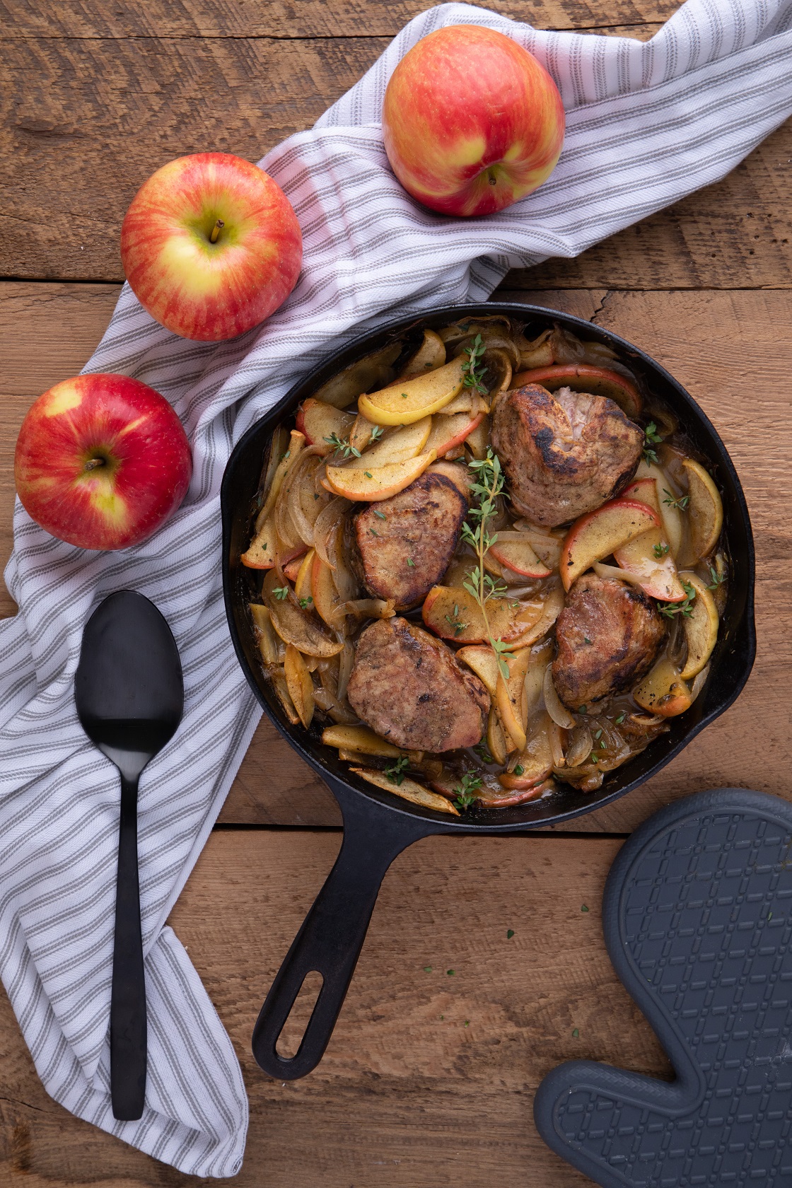 Apple Sage Pork Skillet