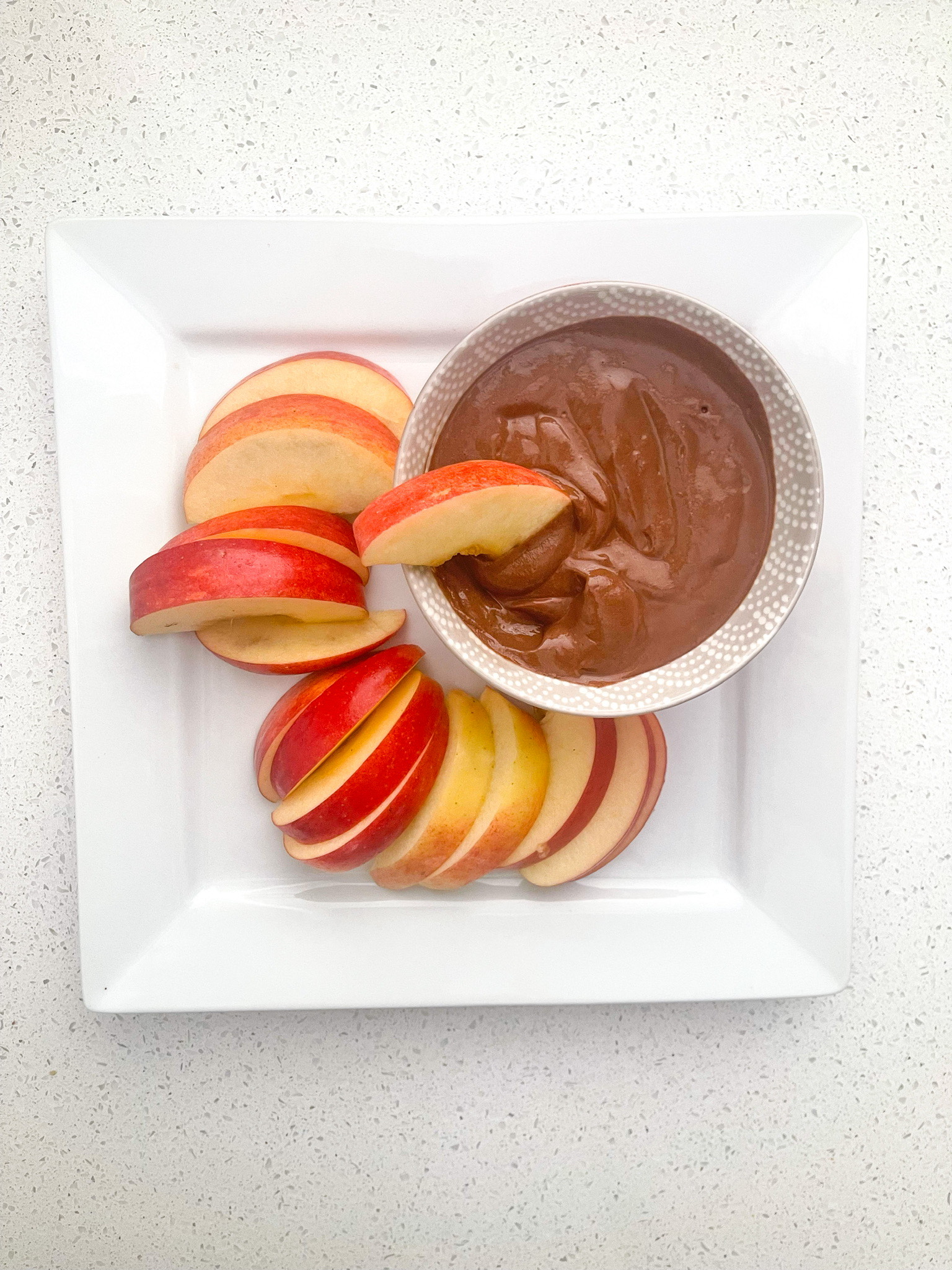 Apples and Chocolate Hummus