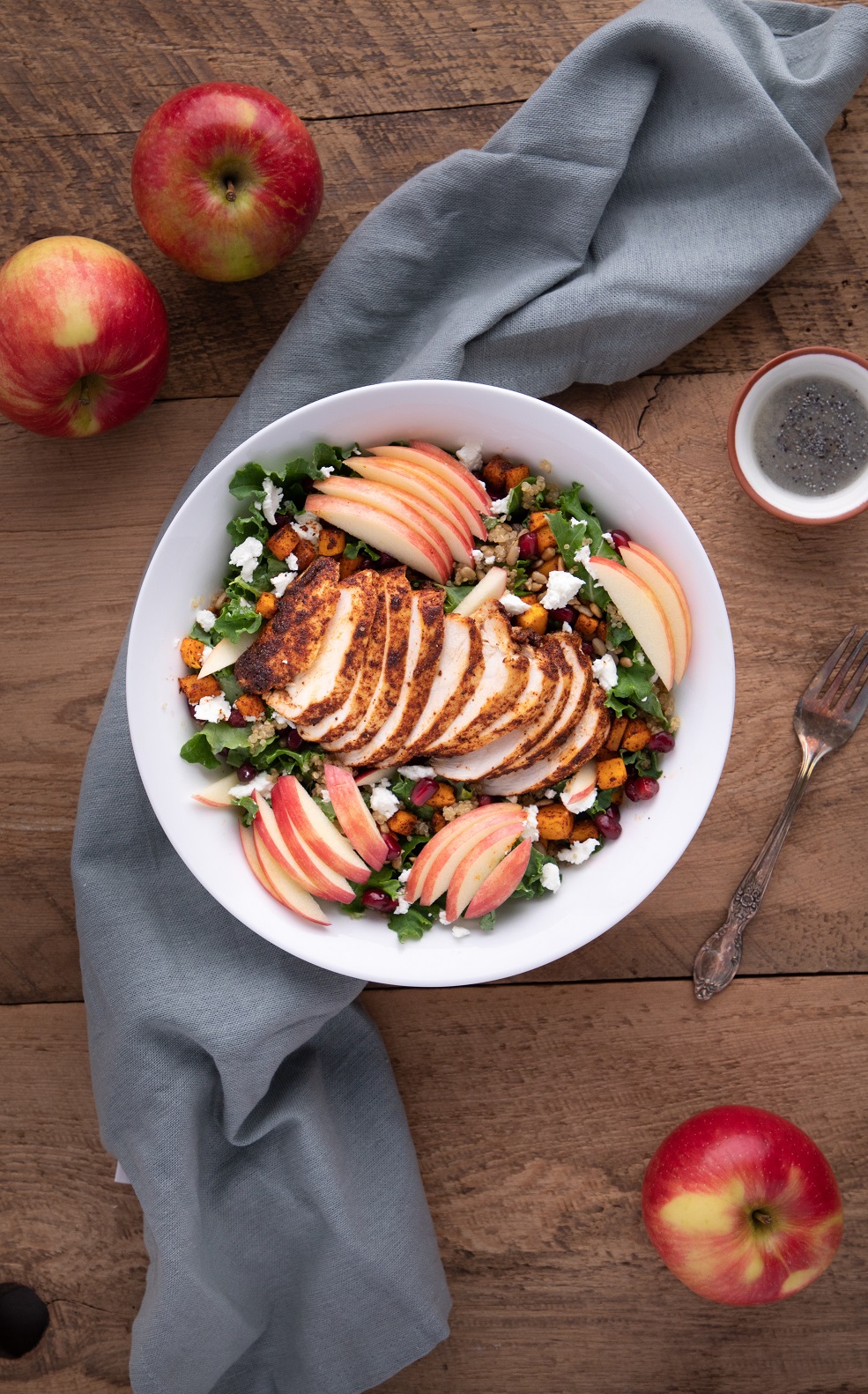 Warm Harvest Apple Salad